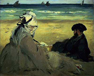 On the Beach Edouard Manet